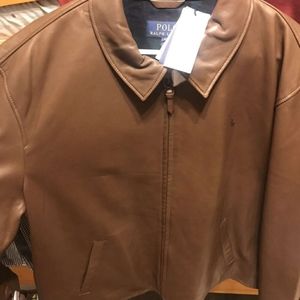 Polo leather jacket
